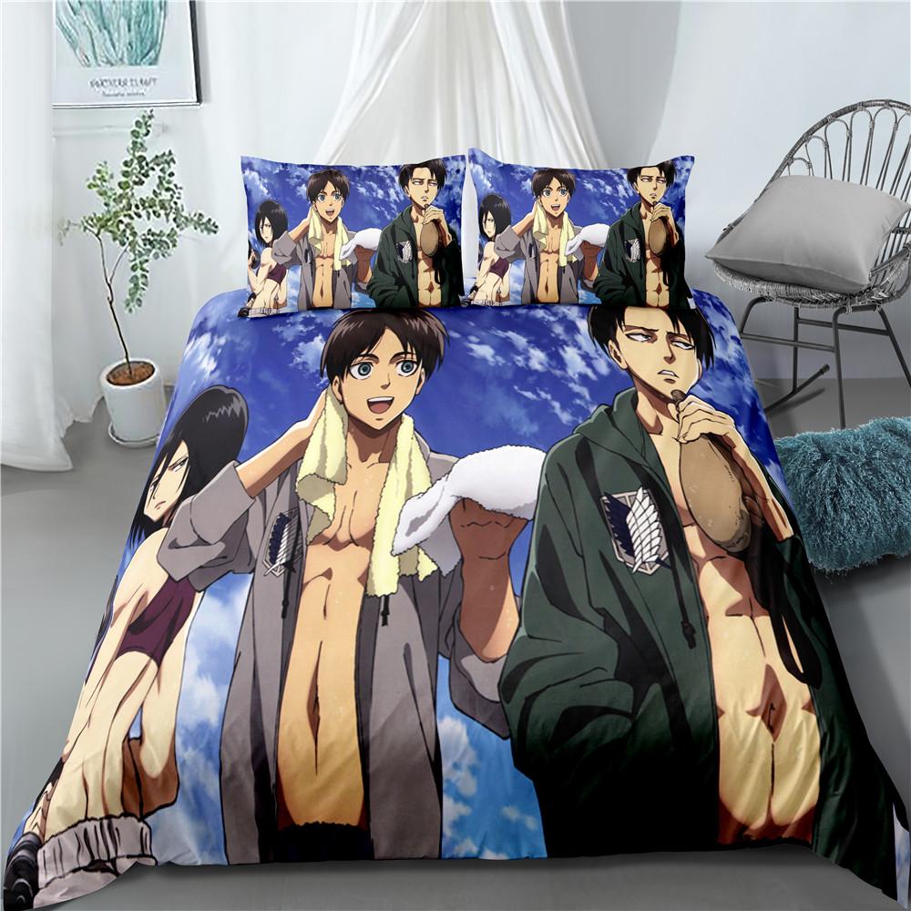 Comforter Fashion Anime Attack On Titan Home Textile Pillow Case 3D S Kids Comforter Bedding Sets For Home Textiles Comforter (quilt)-EU Single(135*200cm)3pcs
Comforter Fashion Anime Attack On Titan Home Textile Pillow Case 3D S Kids Comforter Bedding Sets For Home Textiles Comforter (quilt)-EU Single(135*200cm)3pcs