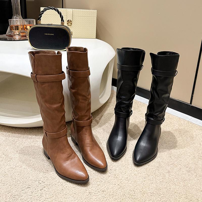 Foreign fashion knight boots women s 2024 autumn and winter new pointed square heel boots sexy fashion boots 35 коричневый
Foreign fashion knight boots women s 2024 autumn and winter new pointed square heel boots sexy fashion boots 35 коричневый