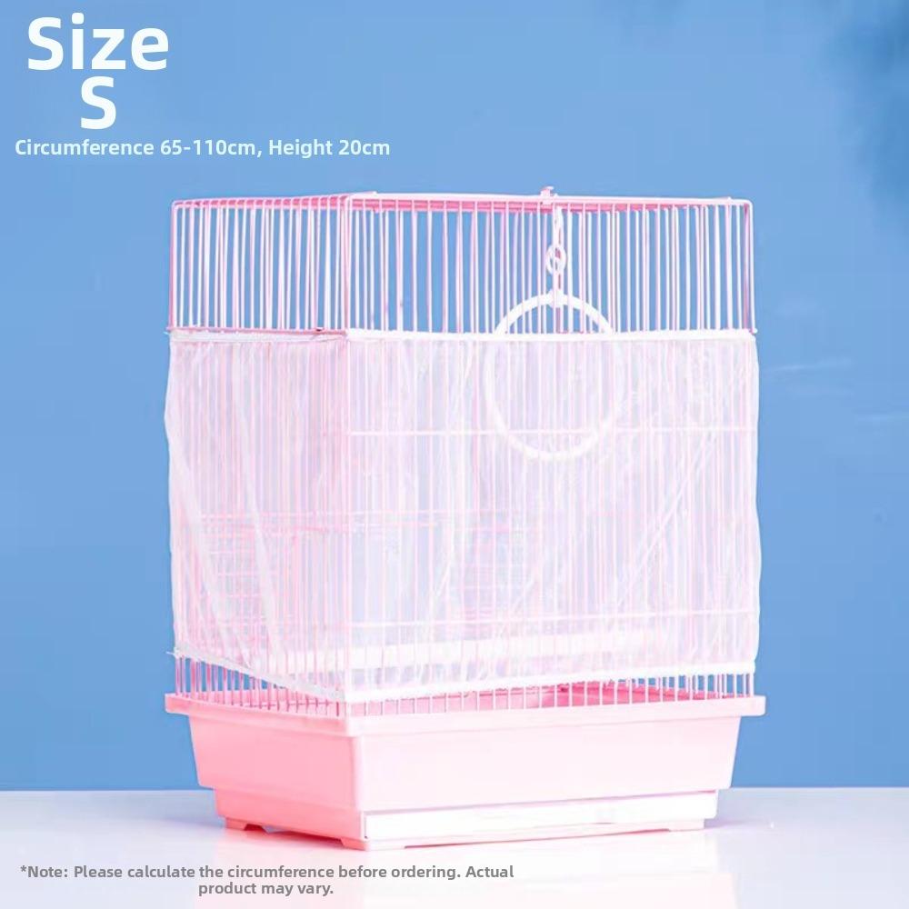 5pcs New Universal Bird Cage Cover White Multi-size Carrot Cage Mesh Net Elastic Washable Feather Catcher Net Pet Protection
5pcs New Universal Bird Cage Cover White Multi-size Carrot Cage Mesh Net Elastic Washable Feather Catcher Net Pet Protection