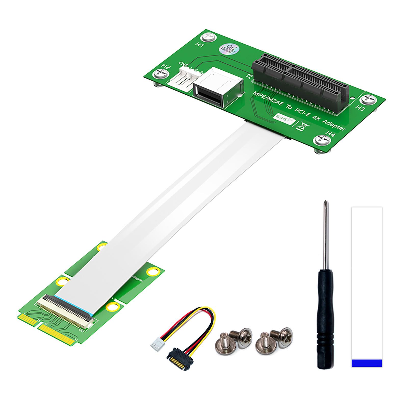Переходник Mini PCIE на PCIExpress X4 с удлинителем платы USB2.0, 4-контактный магнитный коврик с питанием, вертикальная установка
Переходник Mini PCIE на PCIExpress X4 с удлинителем платы USB2.0, 4-контактный магнитный коврик с питанием, вертикальная установка