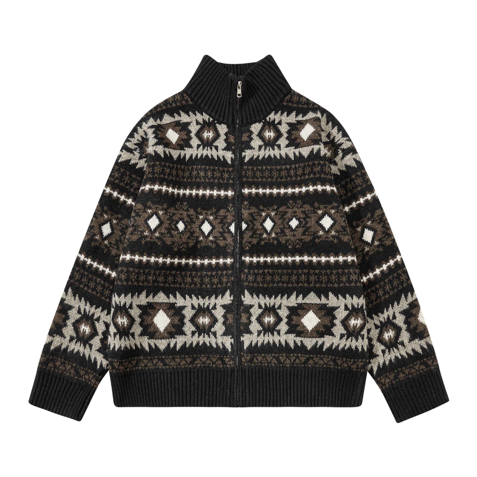 Універсальний кардиган OREETA з жаккардовим плетінням Fair Isle, кольорові блоки - Вільний светр у стилі Academia Large
Універсальний кардиган OREETA з жаккардовим плетінням Fair Isle, кольорові блоки - Вільний светр у стилі Academia Large