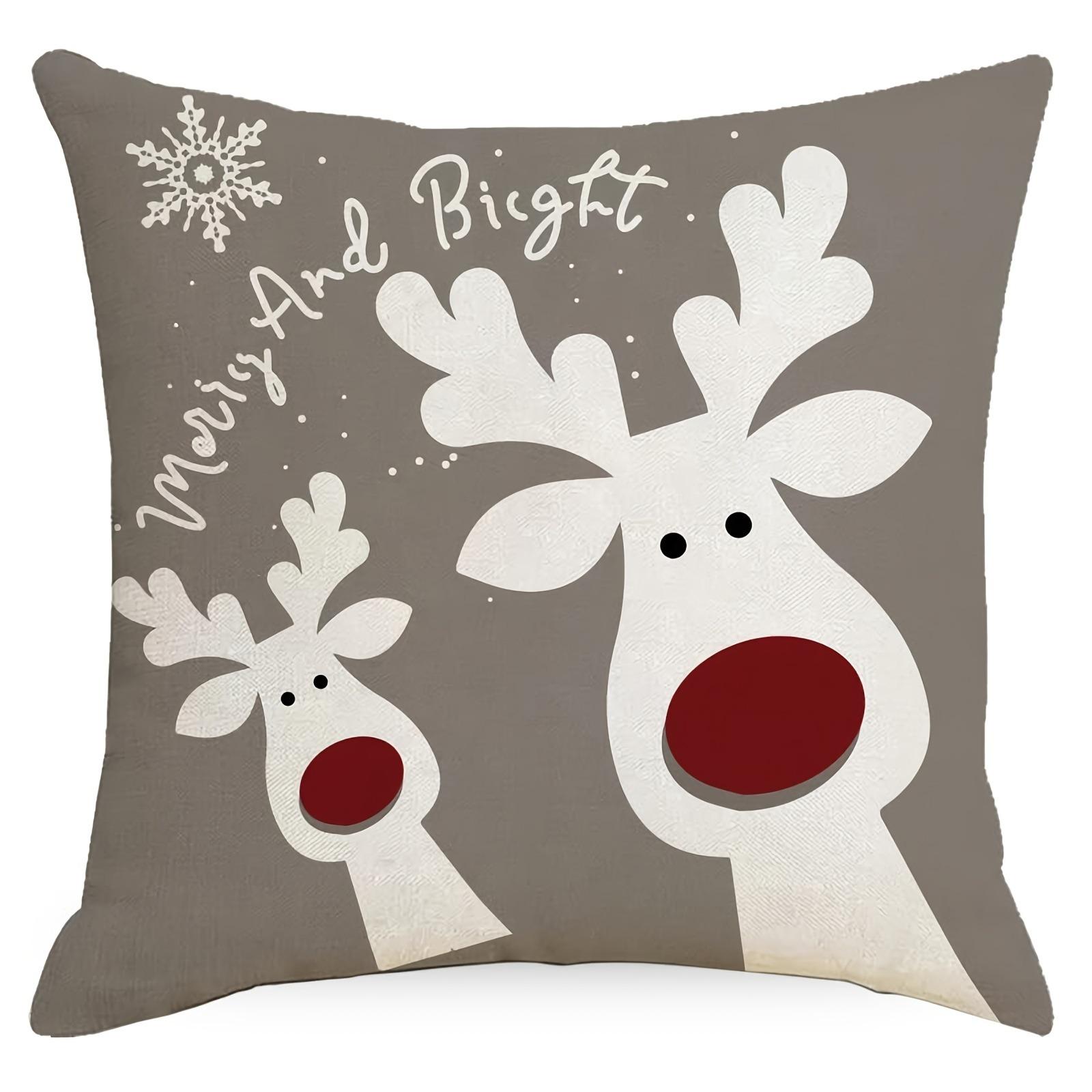 Home Decor Believe in Christmas Trees and Reindeer Pattern Cushion Cover Suitable for Sofa Bedroom Car Pillow Cover 16x16Inch
Home Decor Believe in Christmas Trees and Reindeer Pattern Cushion Cover Suitable for Sofa Bedroom Car Pillow Cover 16x16Inch