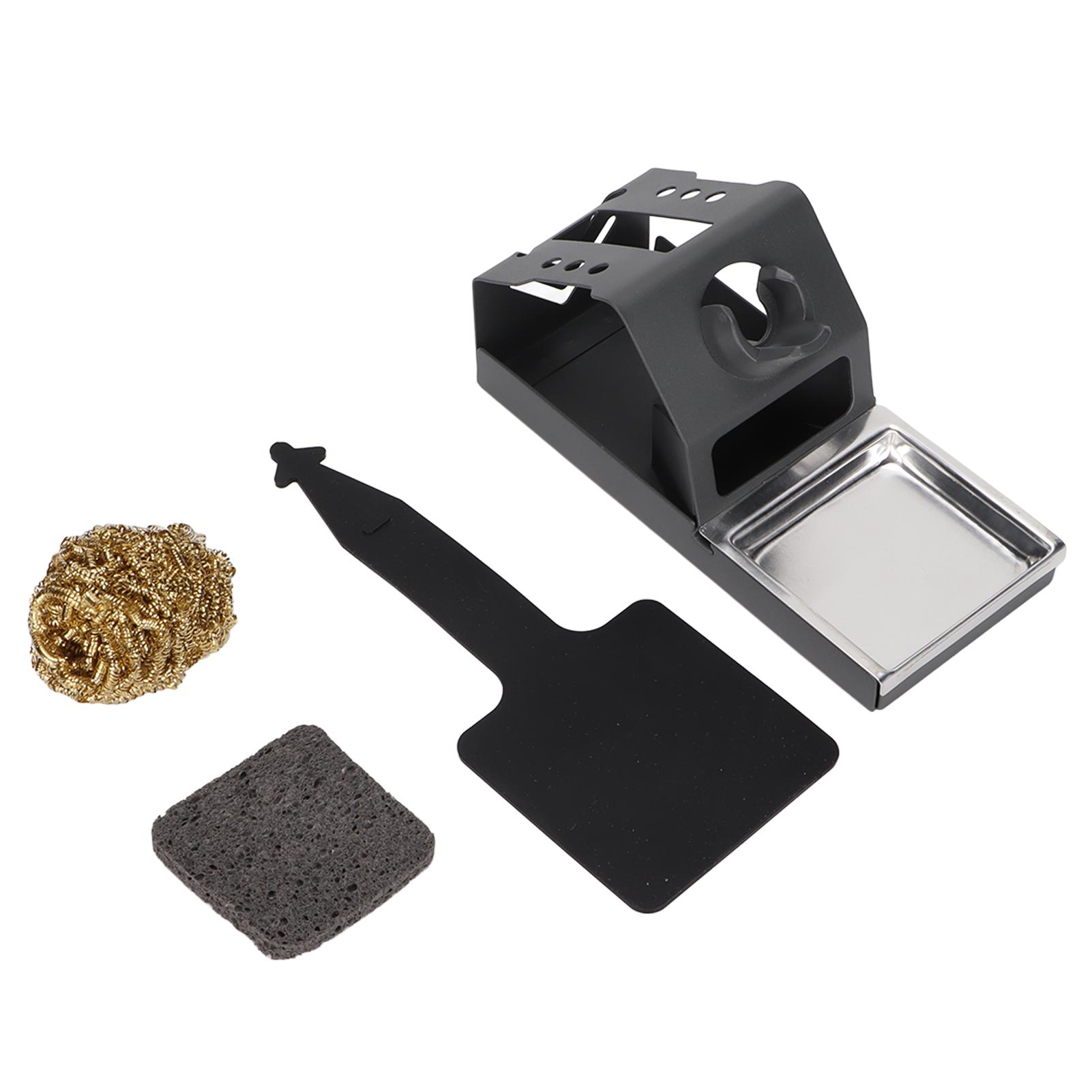 Soldering Iron Stand T12 Anti Static Multifunction Metal Electric Soldering Iron Stand
Soldering Iron Stand T12 Anti Static Multifunction Metal Electric Soldering Iron Stand