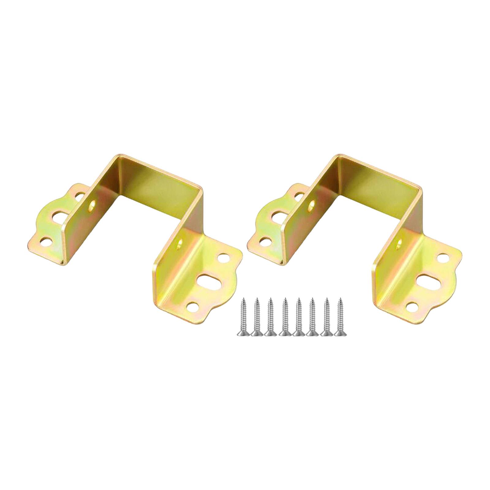 2Pcs Bed Rail Fittings Supporters U Shape for Connecting to Wood, Headboards and Foot Boards Screws Included Bed Frame Brackets золотий
2Pcs Bed Rail Fittings Supporters U Shape for Connecting to Wood, Headboards and Foot Boards Screws Included Bed Frame Brackets золотий