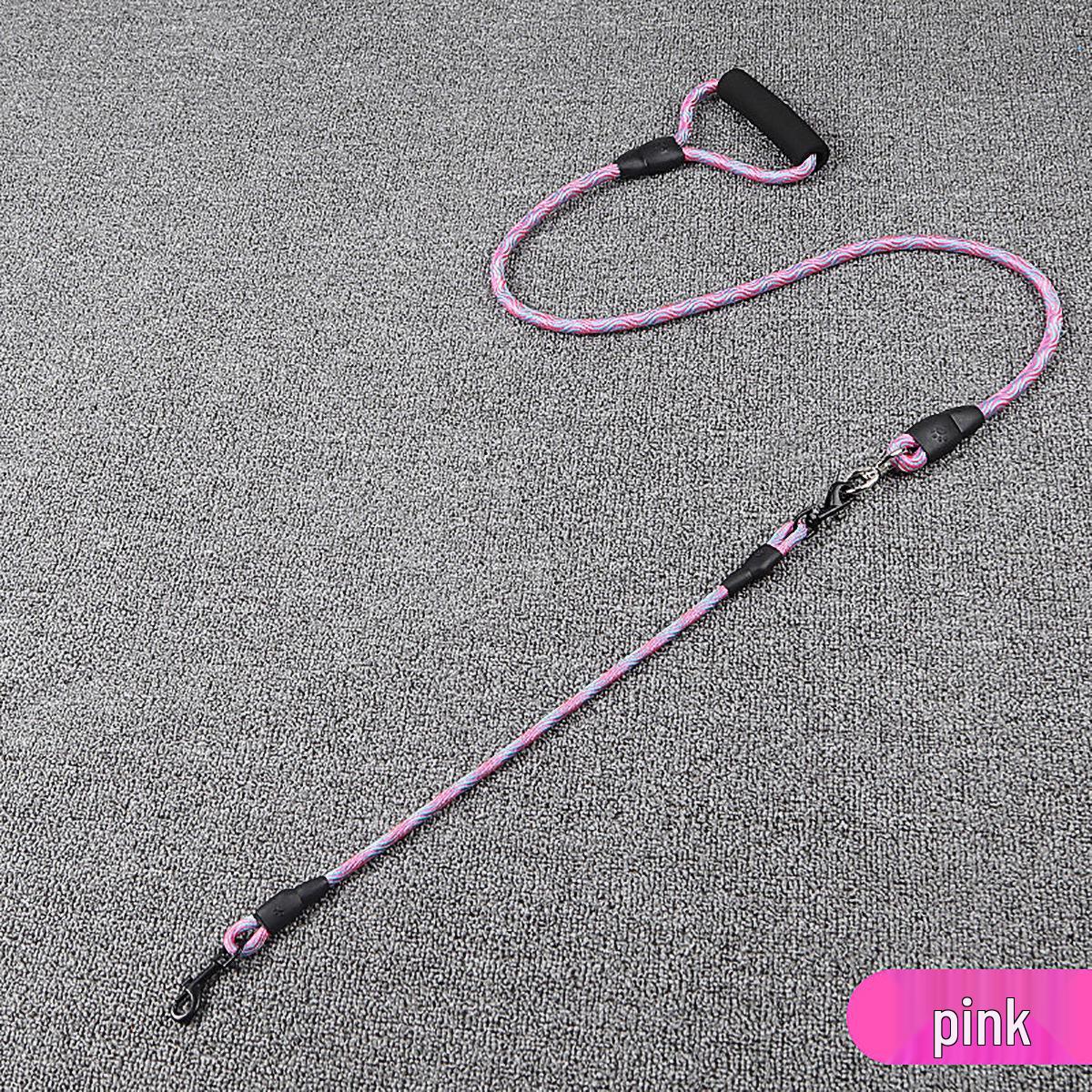 Dual-Head Wave Pattern Dog Leash for Outdoor Walking 1.0+0.6cm (up to 15 lbs)
Dual-Head Wave Pattern Dog Leash for Outdoor Walking 1.0+0.6cm (up to 15 lbs)