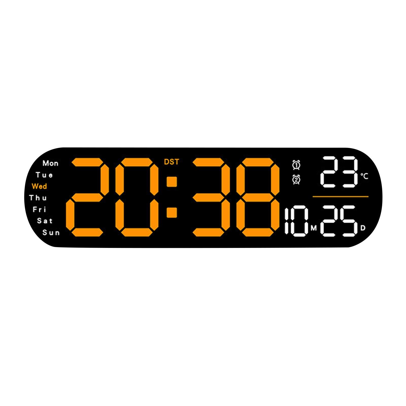 Creative Wall Clock Multi-function Clock, Living Room Clock Large Screen LED Digital Alarm Clock One Size
Creative Wall Clock Multi-function Clock, Living Room Clock Large Screen LED Digital Alarm Clock One Size