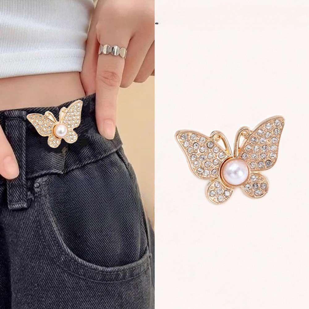 Full Rhinestone Waist Size Adjuster No-Sew Decorative Clip for Pants for Jeans Button Pants Skirts
Full Rhinestone Waist Size Adjuster No-Sew Decorative Clip for Pants for Jeans Button Pants Skirts