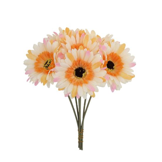 6 Bundles Artificial Gerbera Flowers with Stems Fake Wildflower Bouquet for Wedding Party Table Centerpiece Indoor Home Vase Decor Floral Arrangement
6 Bundles Artificial Gerbera Flowers with Stems Fake Wildflower Bouquet for Wedding Party Table Centerpiece Indoor Home Vase Decor Floral Arrangement
