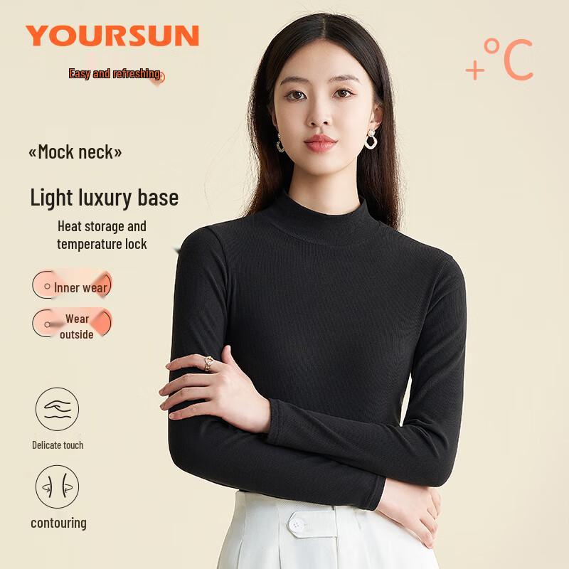 Женский базовый топ Yiershuang с высоким воротником и длинным рукавом M
Женский базовый топ Yiershuang с высоким воротником и длинным рукавом M