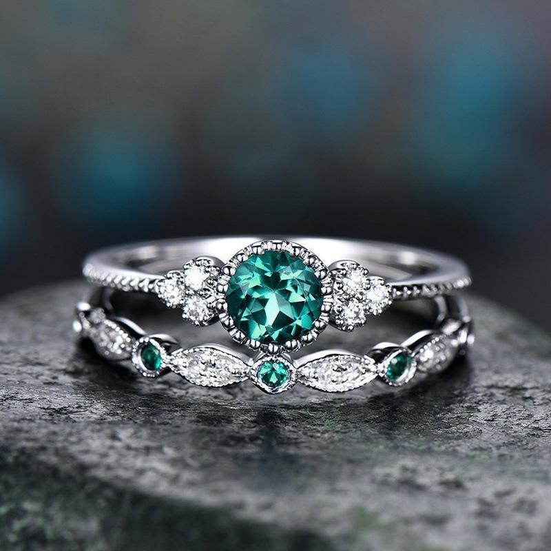 Luxury Rings Set 925 Silver Jewelry with Green Zircon Gemstones Finger Ring for Women Wedding Engagement Party Gift Accessories 6 зелёный
Luxury Rings Set 925 Silver Jewelry with Green Zircon Gemstones Finger Ring for Women Wedding Engagement Party Gift Accessories 6 зелёный
