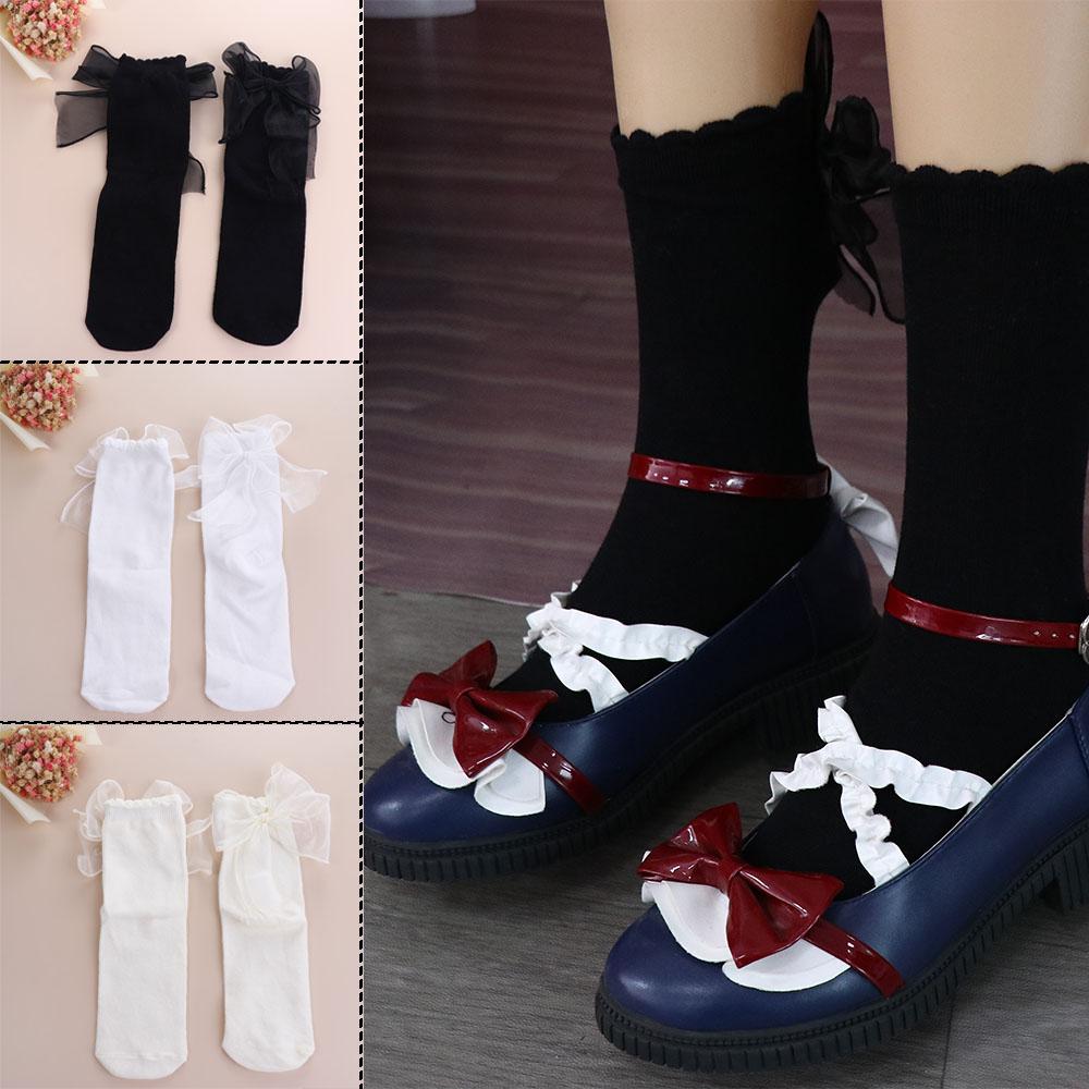 Kawaii Lovely Ruffles Pure Color Girls Women Bow Socks Cotton Hosiery Lace Lolita Socks чёрный
Kawaii Lovely Ruffles Pure Color Girls Women Bow Socks Cotton Hosiery Lace Lolita Socks чёрный