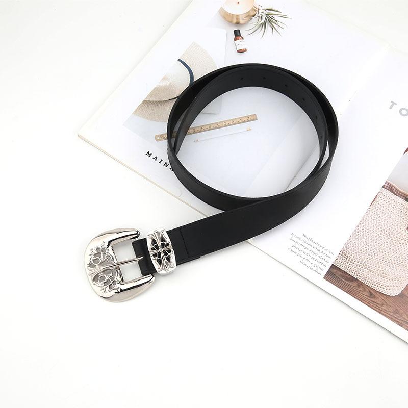 Belt Decorative Versatile American Style Buckle Match Belt чорний
Belt Decorative Versatile American Style Buckle Match Belt чорний
