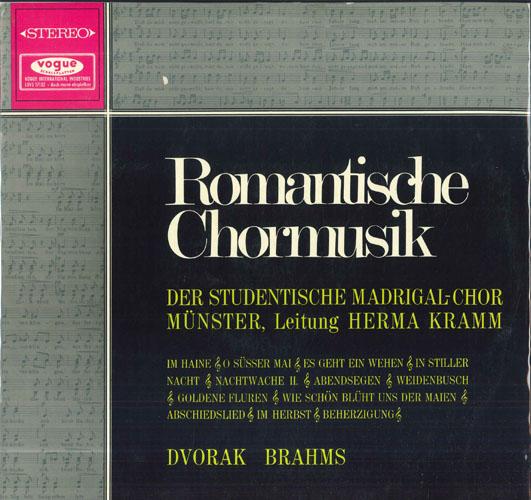 LP Record HERMA KRAMM STUDENTISCHE MADRIGAL Romantische Chormusik LDVS17132 VOGUE Germany Classical Used
LP Record HERMA KRAMM STUDENTISCHE MADRIGAL Romantische Chormusik LDVS17132 VOGUE Germany Classical Used