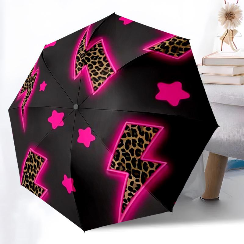 1pc Leopard Lightning Pattern Automatic Folding Umbrella - 8-Rib Durable Iron Frame, Compact Portable for Daily Travel yy251205045
1pc Leopard Lightning Pattern Automatic Folding Umbrella - 8-Rib Durable Iron Frame, Compact Portable for Daily Travel yy251205045