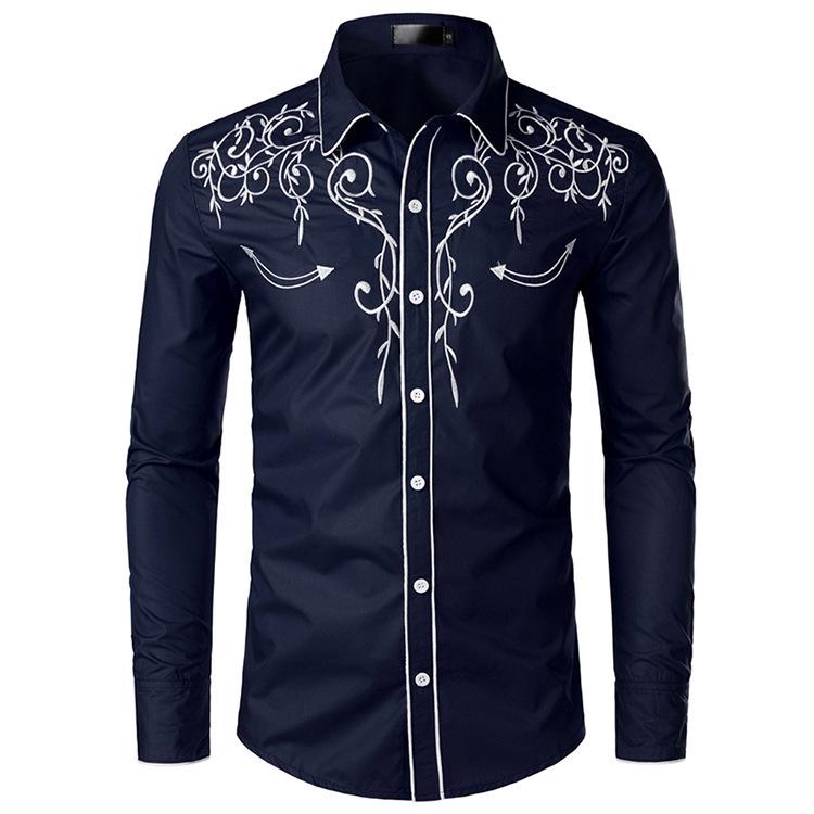 2025 Western Style Cowboy Embroidery Fashion Shirt Small темно-синий
2025 Western Style Cowboy Embroidery Fashion Shirt Small темно-синий