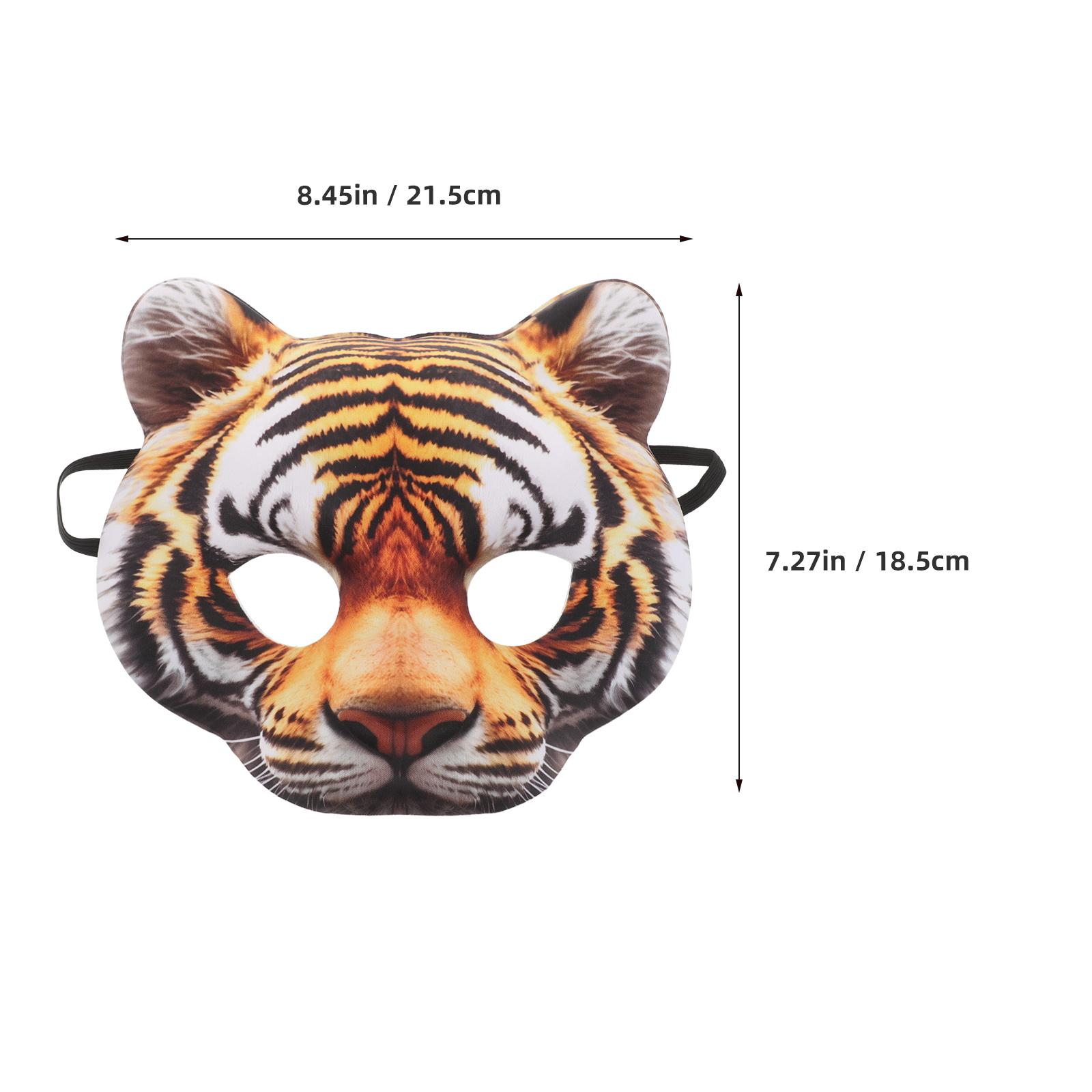 Halloween Simulated Tiger Mask Animal Carnival Masks Photo Prop Half Face EVA Mask Masquerade For Cosplay Party Outdoor Festival жёлтый
Halloween Simulated Tiger Mask Animal Carnival Masks Photo Prop Half Face EVA Mask Masquerade For Cosplay Party Outdoor Festival жёлтый