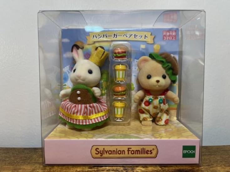 Sylvanian Families Набор для парного гамбургера Шоколадный кролик Девочка Медведь Мальчик Гамбургер Напиток Набор Костюм
Sylvanian Families Набор для парного гамбургера Шоколадный кролик Девочка Медведь Мальчик Гамбургер Напиток Набор Костюм