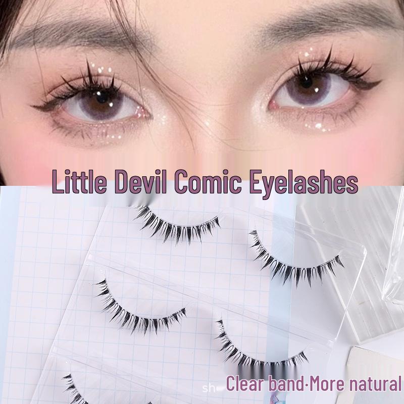 Soft Little Devil Single Cluster Eyelashes: Handmade, Transparent, Dense, Beginner-Friendly X-19 Pack of 3 чёрный
Soft Little Devil Single Cluster Eyelashes: Handmade, Transparent, Dense, Beginner-Friendly X-19 Pack of 3 чёрный