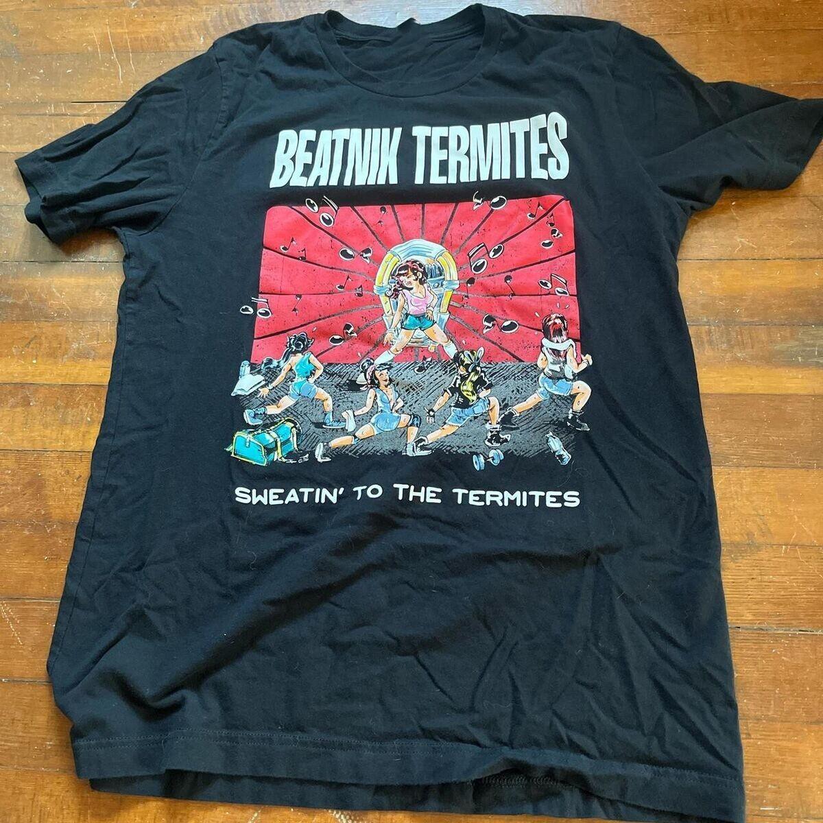 Винтажная футболка Beatnik Termites 100% хлопок черная все размеры унисекс BL1048 S
Винтажная футболка Beatnik Termites 100% хлопок черная все размеры унисекс BL1048 S