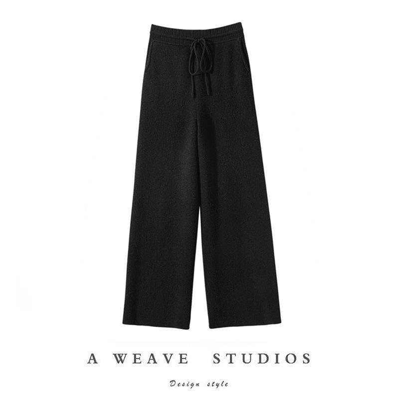 Women s High-Waist Cashmere Wide-Leg Pants - Stylish, Slim, Loose Wool Drape for Autumn Large чорний
Women s High-Waist Cashmere Wide-Leg Pants - Stylish, Slim, Loose Wool Drape for Autumn Large чорний