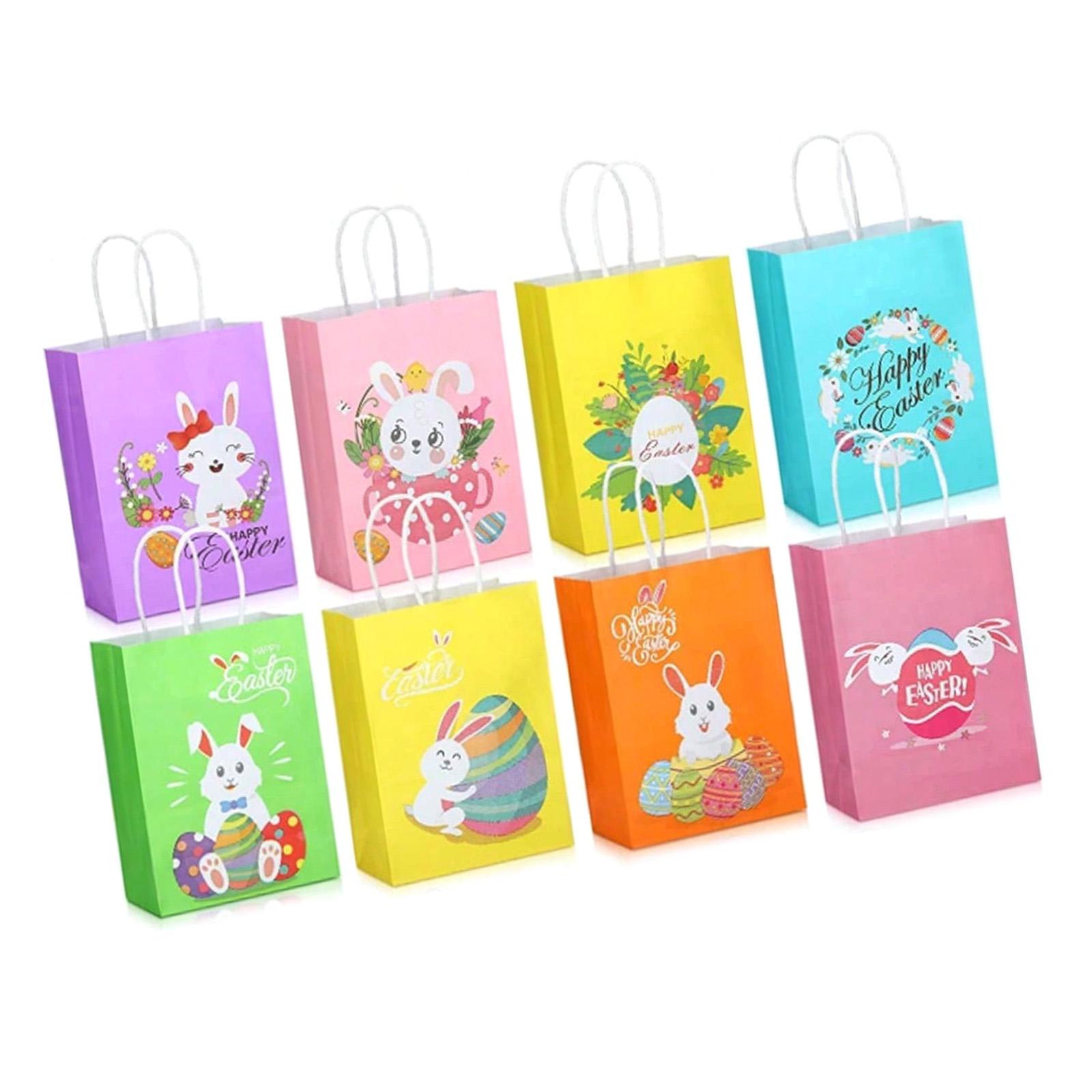 8 Pieces Kraft Paper Bags Gift Packaging Bags with Handle for Birthday and Easters Parties Elegant Cookie Snacks Bag 1
8 Pieces Kraft Paper Bags Gift Packaging Bags with Handle for Birthday and Easters Parties Elegant Cookie Snacks Bag 1
