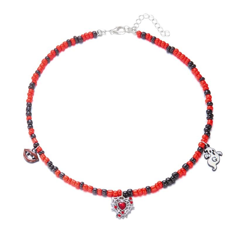 Хэллоуин ожерелье смешная тыква призрак кот кулон ужас контрастный цвет рисовая бусина нить цепочка ключичная цепочка
Хэллоуин ожерелье смешная тыква призрак кот кулон ужас контрастный цвет рисовая бусина нить цепочка ключичная цепочка