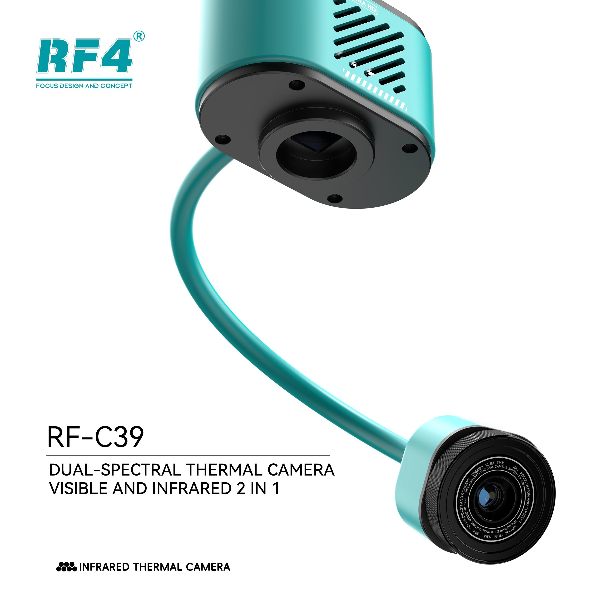 RF4-C39L Infrared Thermal Camera/ Microscope Thermal camera for Fault Detector/Dual-Special Thermal Camera Visible And Infrared блакить
RF4-C39L Infrared Thermal Camera/ Microscope Thermal camera for Fault Detector/Dual-Special Thermal Camera Visible And Infrared блакить