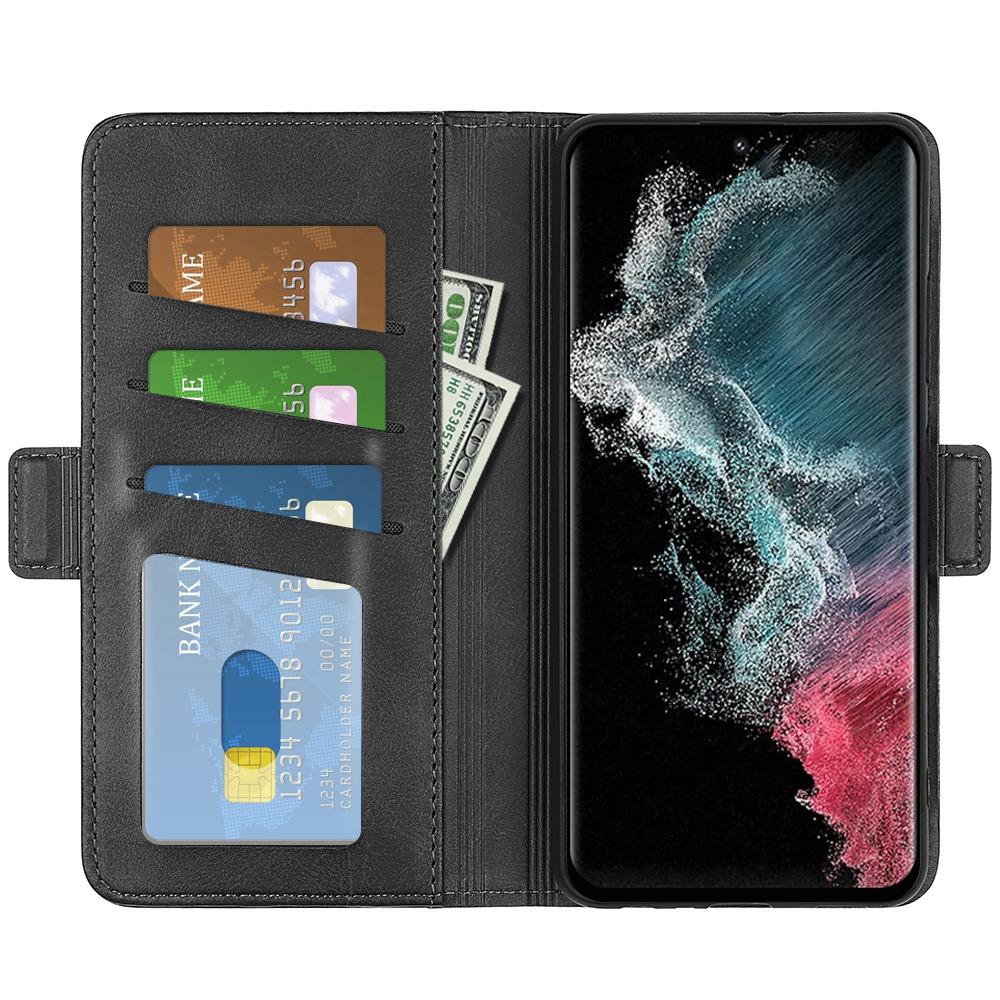 For Samsung Galaxy S23 Ultra Calf Texture PU Leather Dual Magnetic Clasp Phone Case Anti-scratch Stand Wallet Cover Brown
For Samsung Galaxy S23 Ultra Calf Texture PU Leather Dual Magnetic Clasp Phone Case Anti-scratch Stand Wallet Cover Brown