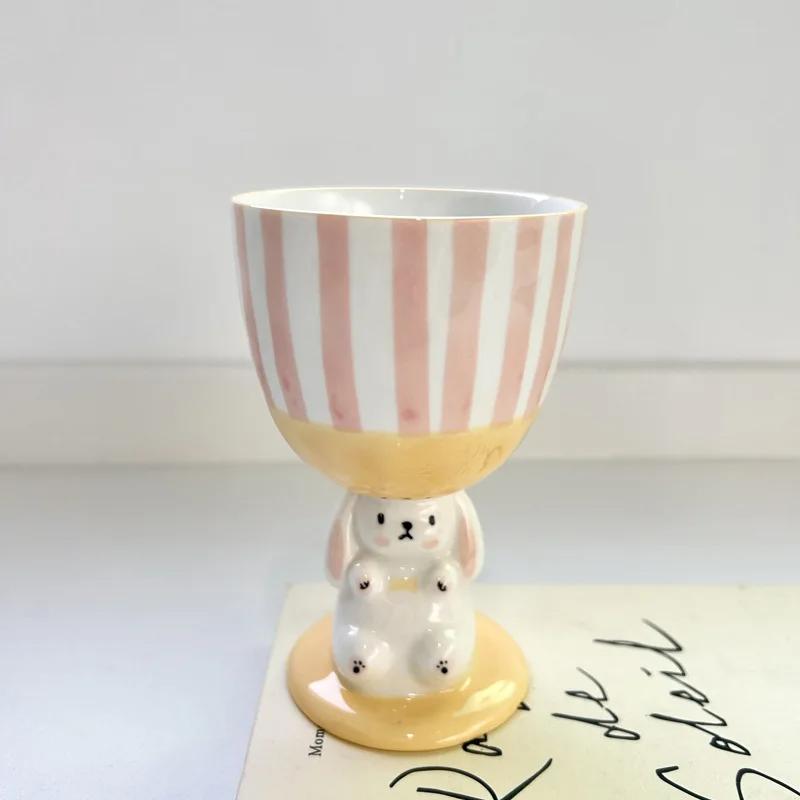 Милая 3D керамическая кружка-бокал с кроликом, расписанная вручную, неправильной формы, большой вместимости, кофейные кружки с мультяшным рисунком для пары, чашка для воды, подарок, десертные чашки 200ml
Милая 3D керамическая кружка-бокал с кроликом, расписанная вручную, неправильной формы, большой вместимости, кофейные кружки с мультяшным рисунком для пары, чашка для воды, подарок, десертные чашки 200ml