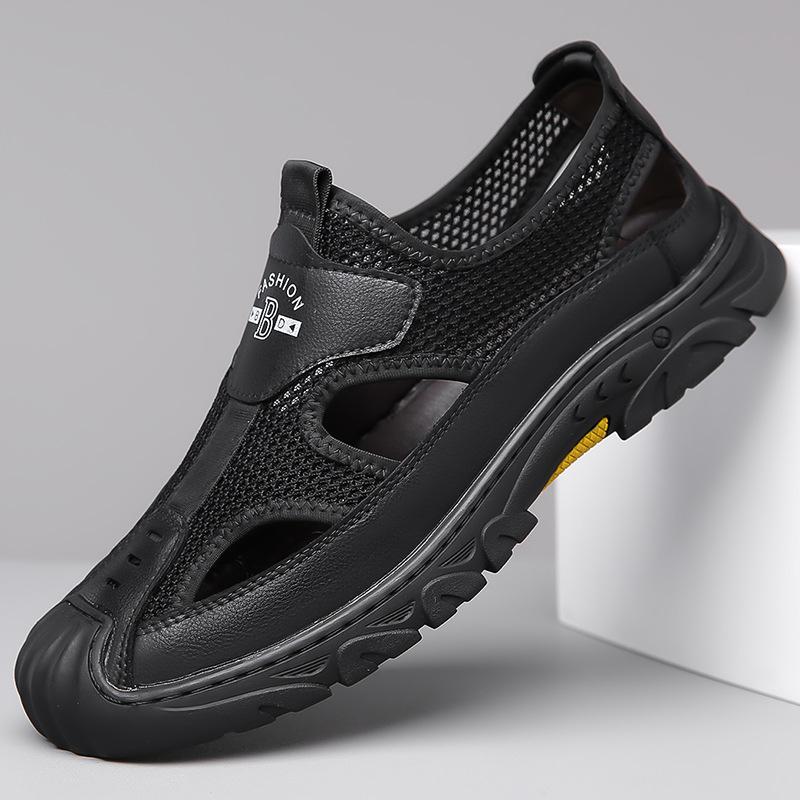 Сандалии мягкая подошва лето новые полые отверстия прохладная кожаная обувь мужская повседневная пляжная обувь мужская 2025 38
Сандалии мягкая подошва лето новые полые отверстия прохладная кожаная обувь мужская повседневная пляжная обувь мужская 2025 38