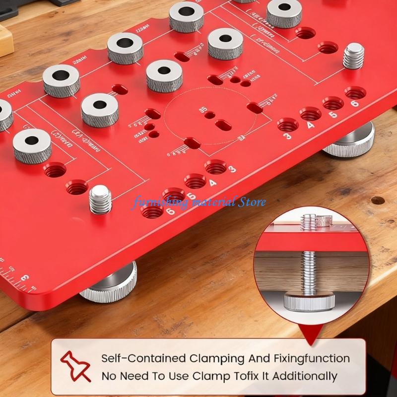 Y5GD Professional Grade Shelf Pin And Hinge Drilling Fixture Tool Suitable For Accurate Hole Drilling In Cabinets Hardware CN
Y5GD Professional Grade Shelf Pin And Hinge Drilling Fixture Tool Suitable For Accurate Hole Drilling In Cabinets Hardware CN