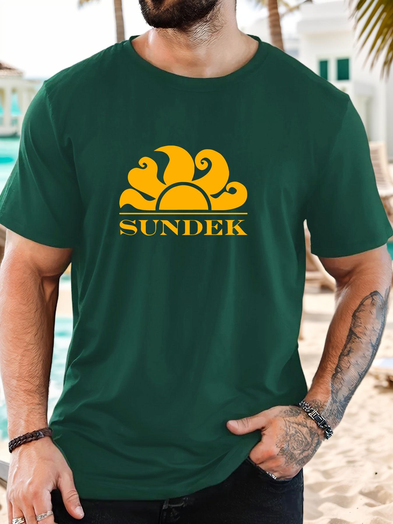 Men s 100% Cotton Printed T-Shirt SUNDEK Pattern Summer Casual Oversized Round Neck Short Sleeve Comfortable Daily Wear Tee 4XL
Men s 100% Cotton Printed T-Shirt SUNDEK Pattern Summer Casual Oversized Round Neck Short Sleeve Comfortable Daily Wear Tee 4XL