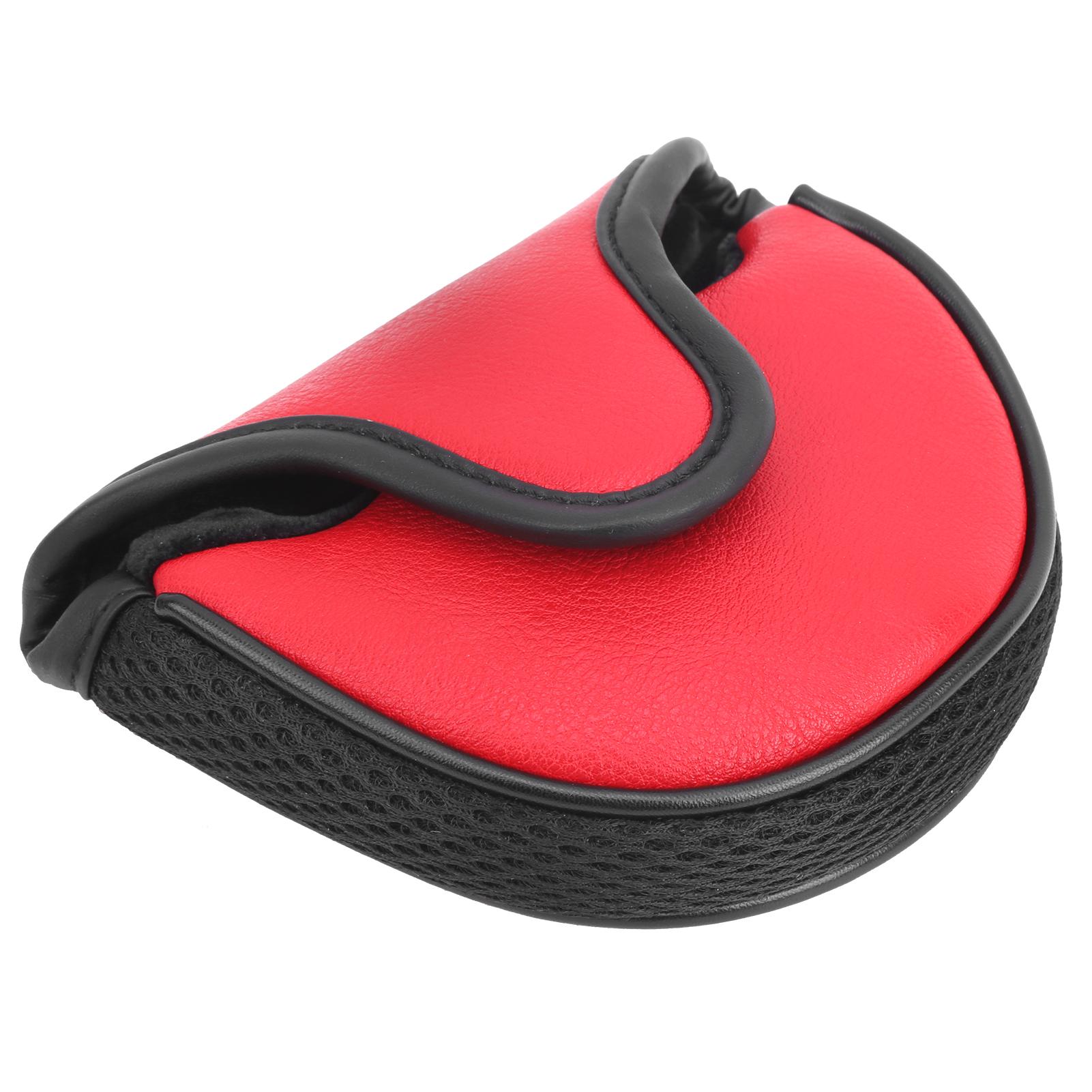 Golf Putter Protection Covers Headcover Semicircle PU Leather Guard Waterproof AccessoryRed
Golf Putter Protection Covers Headcover Semicircle PU Leather Guard Waterproof AccessoryRed