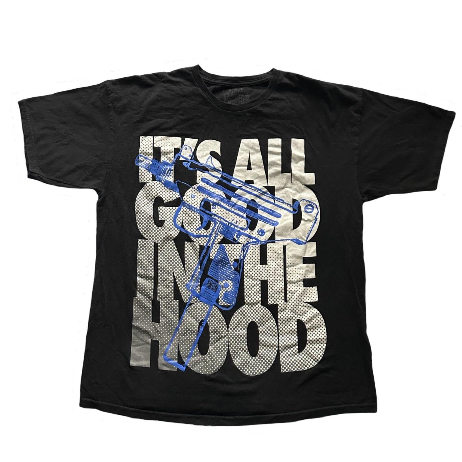 All Good in The Hood Uzi Graphic Cotton Shirt Y2K Vintage Mens Streetwear Sz XL 4XL
All Good in The Hood Uzi Graphic Cotton Shirt Y2K Vintage Mens Streetwear Sz XL 4XL