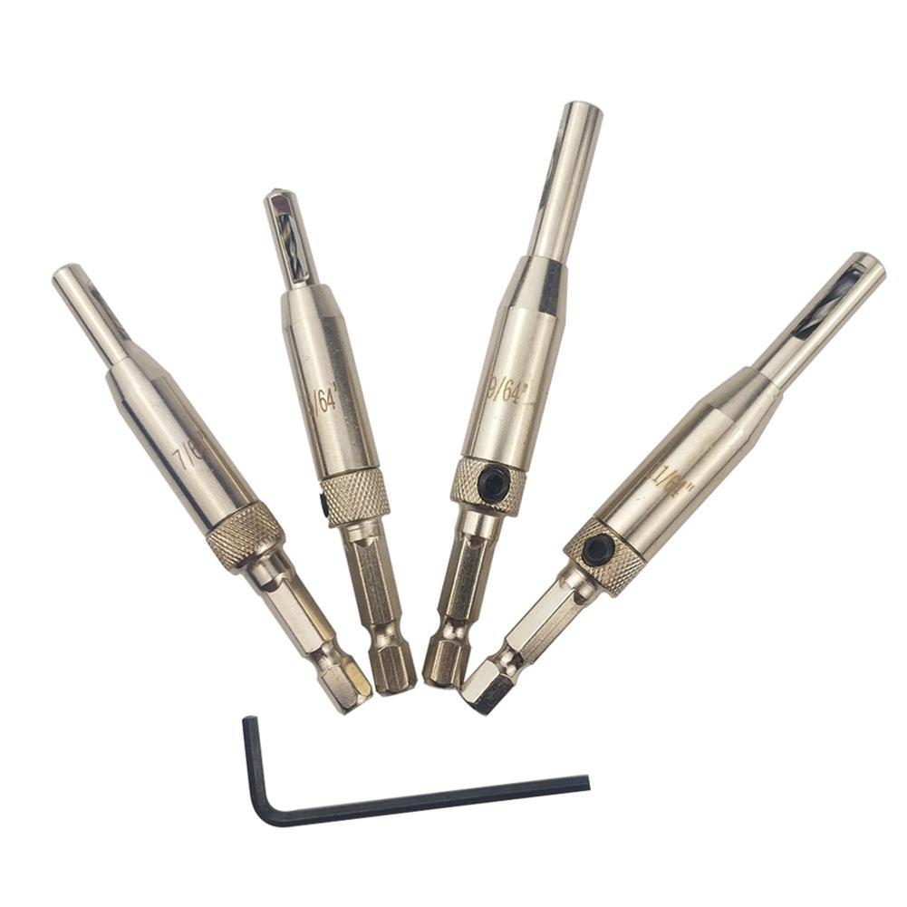 High Speed Steel Self Centering Hinge Drill Bits 4pcs for Accurate For Pilot Holes in Door and Cabinet Installation China Mainland
High Speed Steel Self Centering Hinge Drill Bits 4pcs for Accurate For Pilot Holes in Door and Cabinet Installation China Mainland