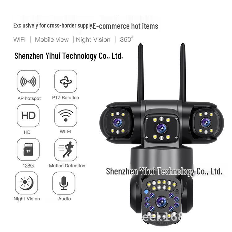 V380 Tri-Lens Ultra HD 4G WiFi Outdoor Waterproof Surveillance Camera WiFi Version (EU)
V380 Tri-Lens Ultra HD 4G WiFi Outdoor Waterproof Surveillance Camera WiFi Version (EU)