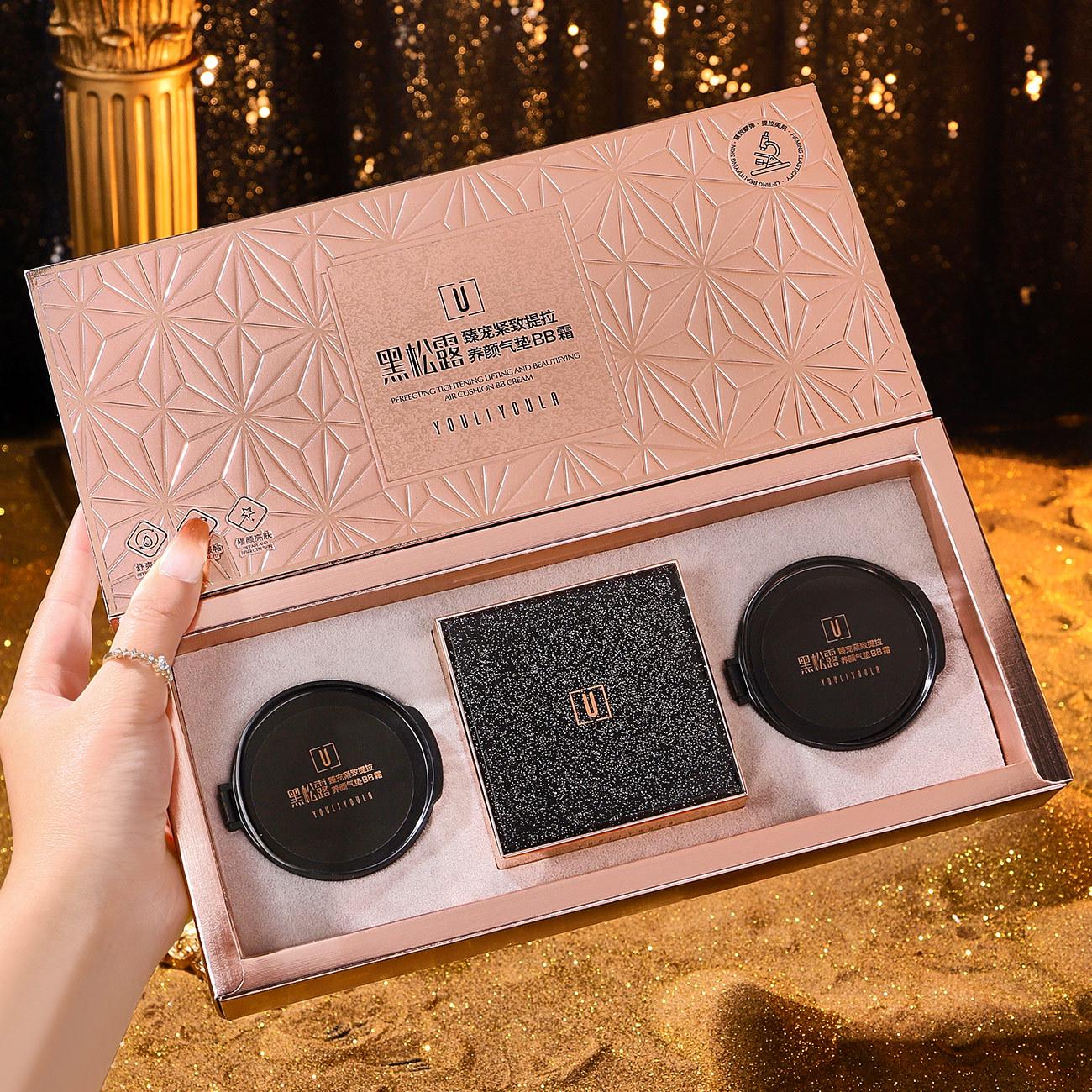 Lightweight Black Truffle Hydrating Cushion BB & CC Cream for Firming, Nourishing, Concealing & Contouring
Lightweight Black Truffle Hydrating Cushion BB & CC Cream for Firming, Nourishing, Concealing & Contouring