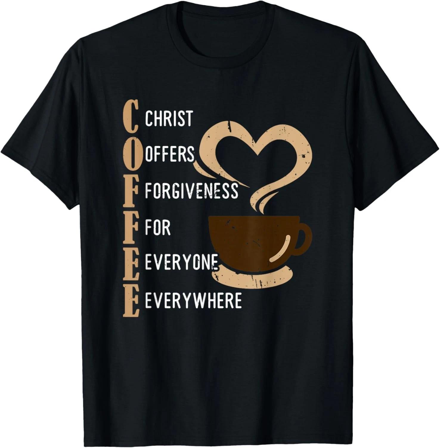 Coffee Christ Offers Forgiveness For Everyone Everywhere Gift Unisex T-Shirt M
Coffee Christ Offers Forgiveness For Everyone Everywhere Gift Unisex T-Shirt M