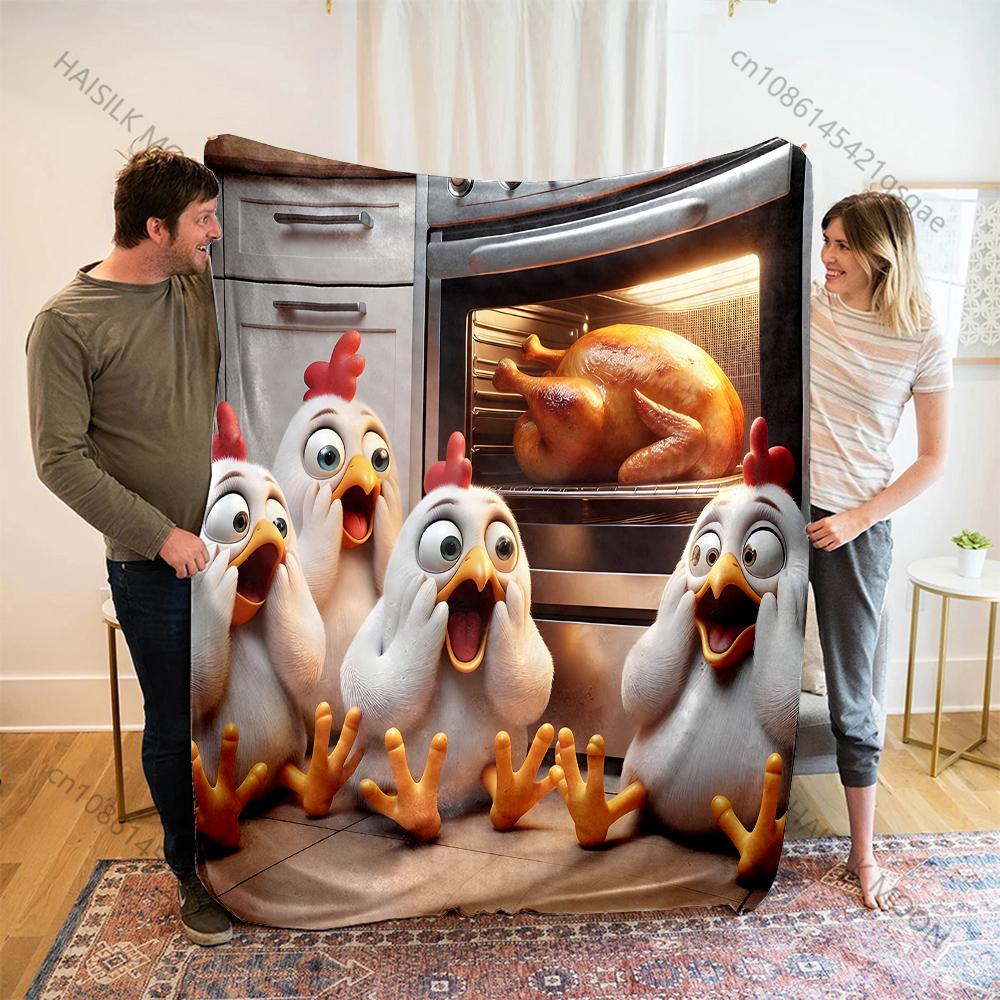Funny Cute Chicken Blanket Warm Soft Fluffy Kids and Adult Sofa Bed Throw Blanket Suitable Home Travel Camping Luxury Gifts 75x100cm
Funny Cute Chicken Blanket Warm Soft Fluffy Kids and Adult Sofa Bed Throw Blanket Suitable Home Travel Camping Luxury Gifts 75x100cm
