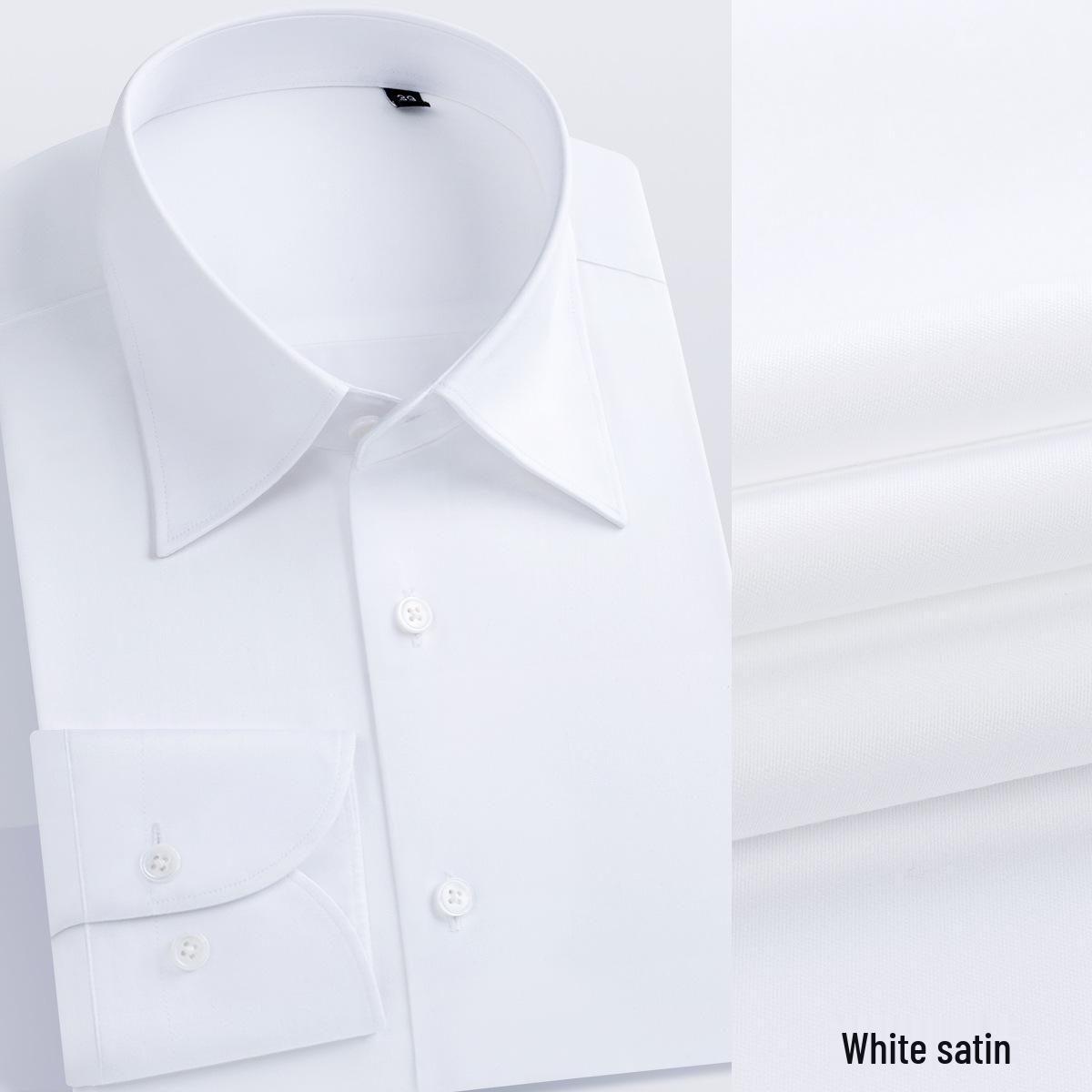200-Piece Set: Men s High-End White Long-Sleeve Non-Iron Formal Shirts, 100% Wrinkle-Resistant Cotton. 40/L
200-Piece Set: Men s High-End White Long-Sleeve Non-Iron Formal Shirts, 100% Wrinkle-Resistant Cotton. 40/L