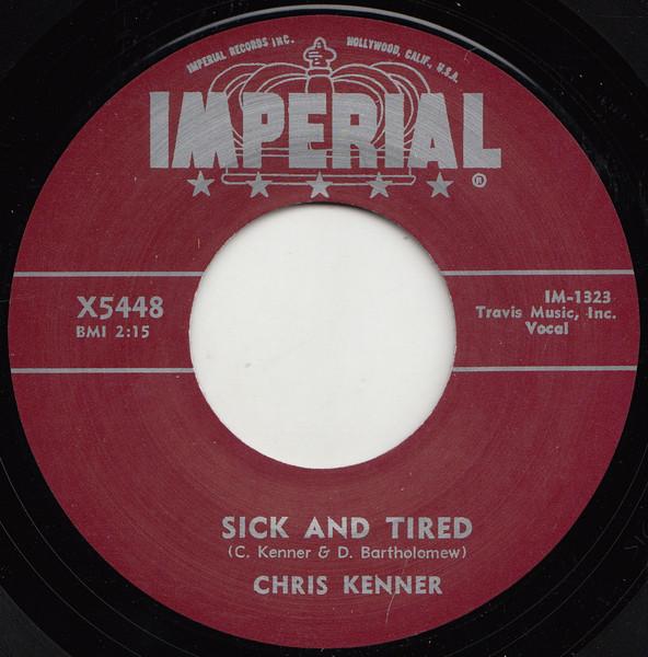 7inch Record CHRIS KENNER ERNIE FREEMAN Sick And Tired Dumplins X5448X5461 IMPERIAL 2016 UK Blues Used
7inch Record CHRIS KENNER ERNIE FREEMAN Sick And Tired Dumplins X5448X5461 IMPERIAL 2016 UK Blues Used