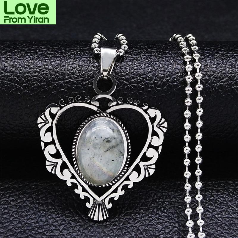 Нержавеющая сталь Flash Stone Boho Love Heart Flower Charm ожерелья для женщин/мужчин серебряного цвета ювелирные изделия Bijoux Homme N3604s04
Нержавеющая сталь Flash Stone Boho Love Heart Flower Charm ожерелья для женщин/мужчин серебряного цвета ювелирные изделия Bijoux Homme N3604s04