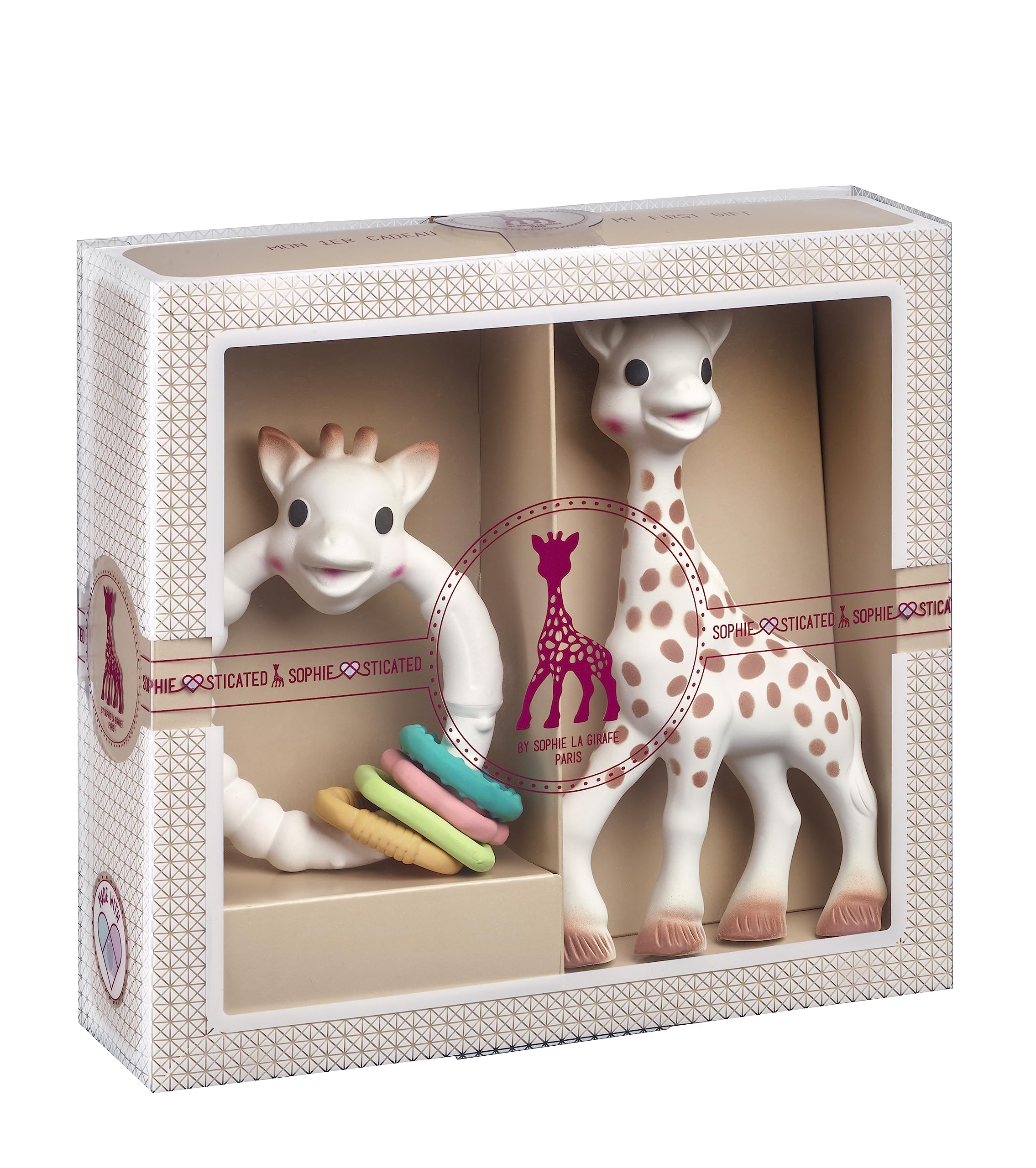 Sophie the Giraffe Colorful Ring Comes with a gift bag and message card Japanese Vulli Teether Cute Baby Infant 0 Years Old 3 Months Old 1 Year Old білий
Sophie the Giraffe Colorful Ring Comes with a gift bag and message card Japanese Vulli Teether Cute Baby Infant 0 Years Old 3 Months Old 1 Year Old білий