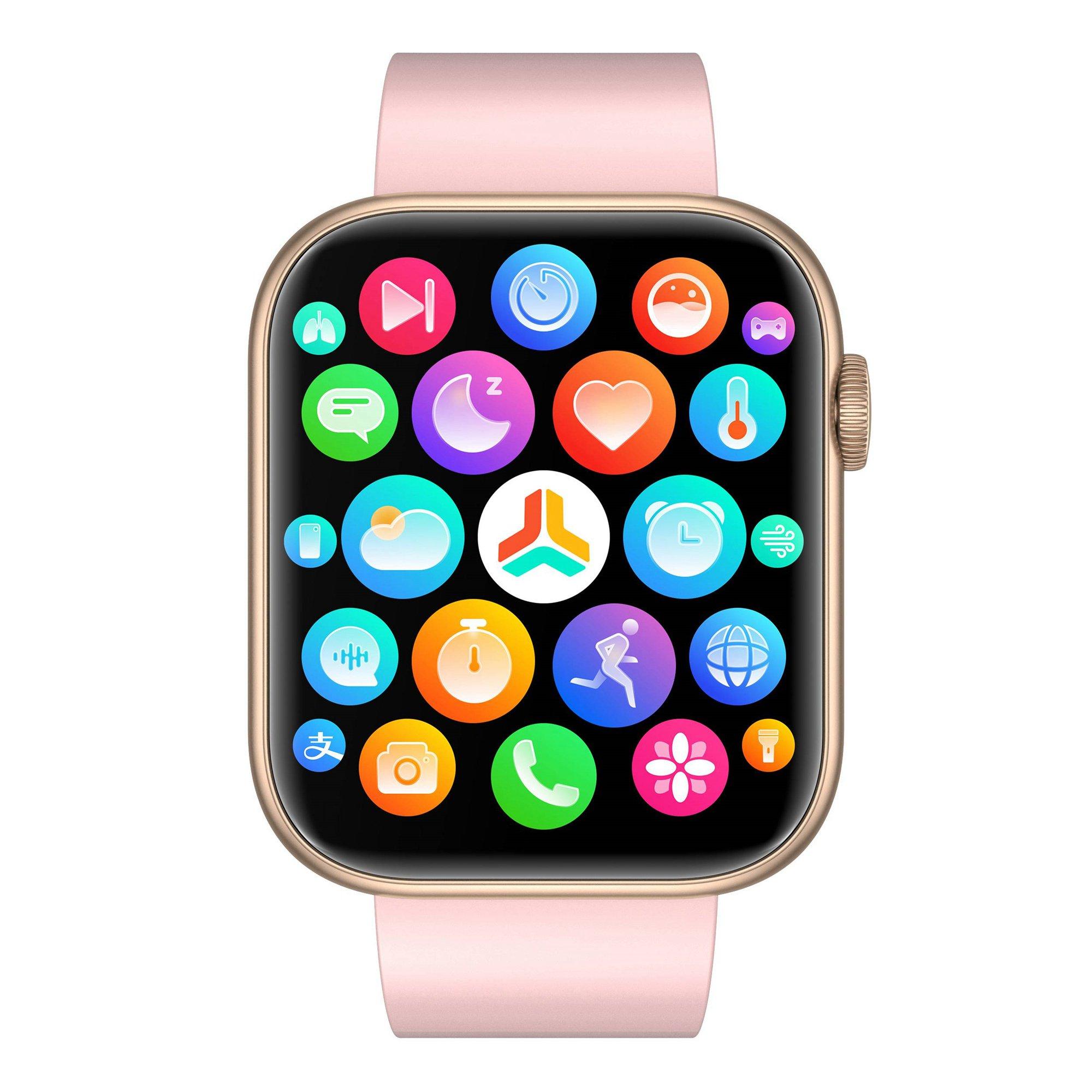 QX7 1.85-inch HD Screen Smart Watch Bluetooth-compatible Call Waterproof Sports Bracelet Health Watch with Rotary Encoder Button Pink/Gold
QX7 1.85-inch HD Screen Smart Watch Bluetooth-compatible Call Waterproof Sports Bracelet Health Watch with Rotary Encoder Button Pink/Gold