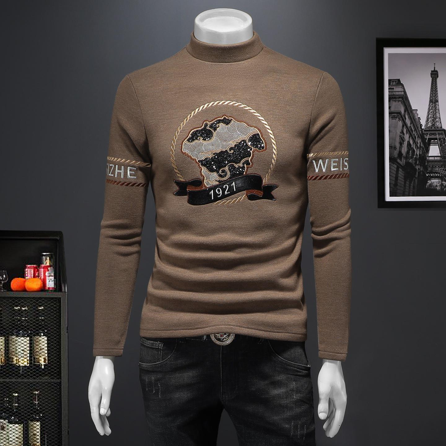 Men s Trendy Stand Collar Long Sleeve Casual Pullover Top 3XL світло-коричневого кольору
Men s Trendy Stand Collar Long Sleeve Casual Pullover Top 3XL світло-коричневого кольору