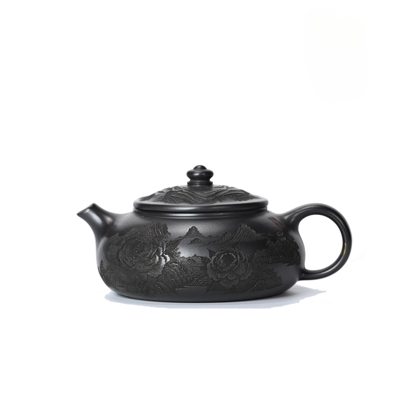 280ml Ancient Yixing Purple Clay Teapots Handmade Peony Han Jiang Pot Raw Ore Stone Yellow Mud Tea Infuser Kettle Zisha Tea Set
280ml Ancient Yixing Purple Clay Teapots Handmade Peony Han Jiang Pot Raw Ore Stone Yellow Mud Tea Infuser Kettle Zisha Tea Set