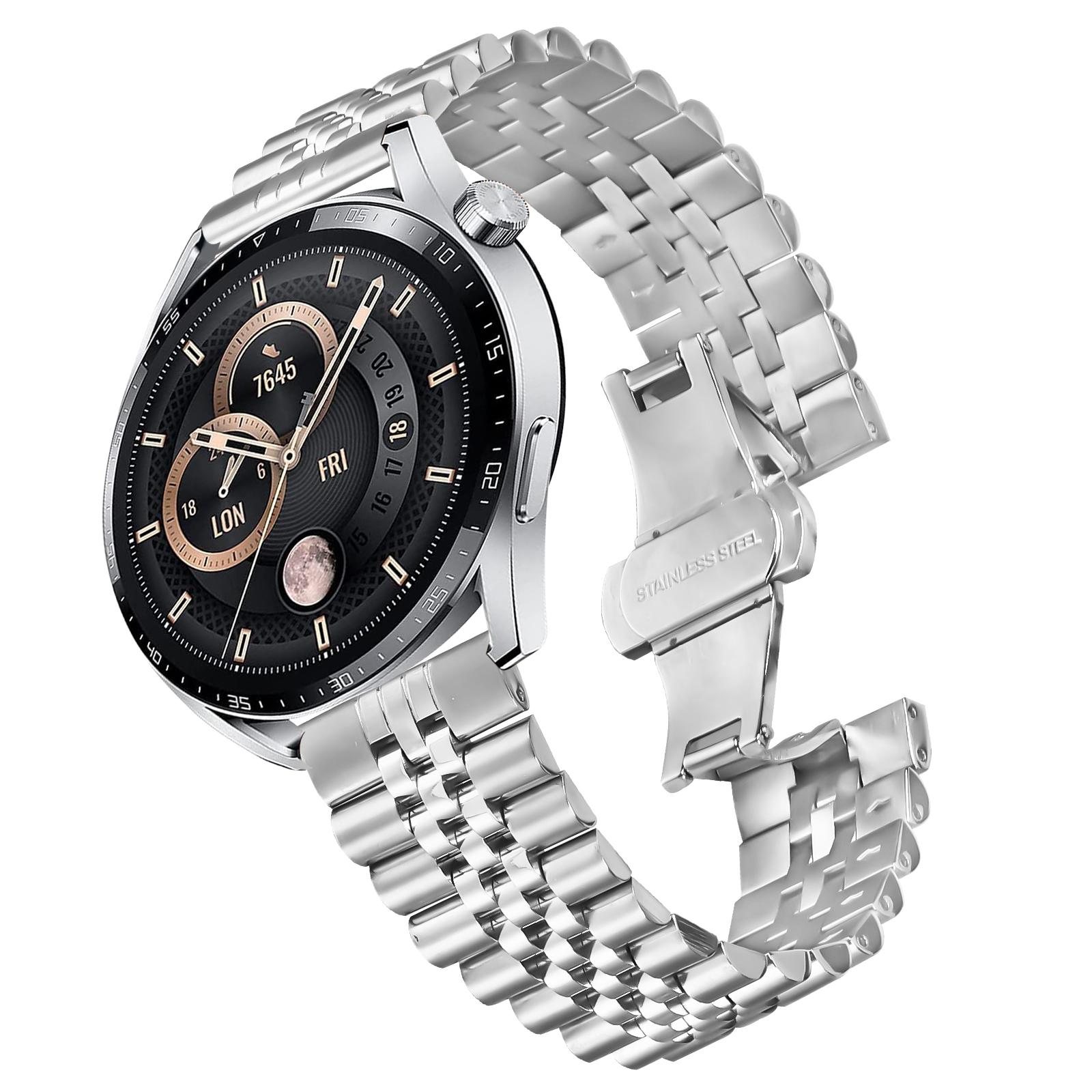 For Huawei Watch Buds Wrist Band 5-Bead Stainless Steel Butterfly Clasp Watch Strap Silver
For Huawei Watch Buds Wrist Band 5-Bead Stainless Steel Butterfly Clasp Watch Strap Silver