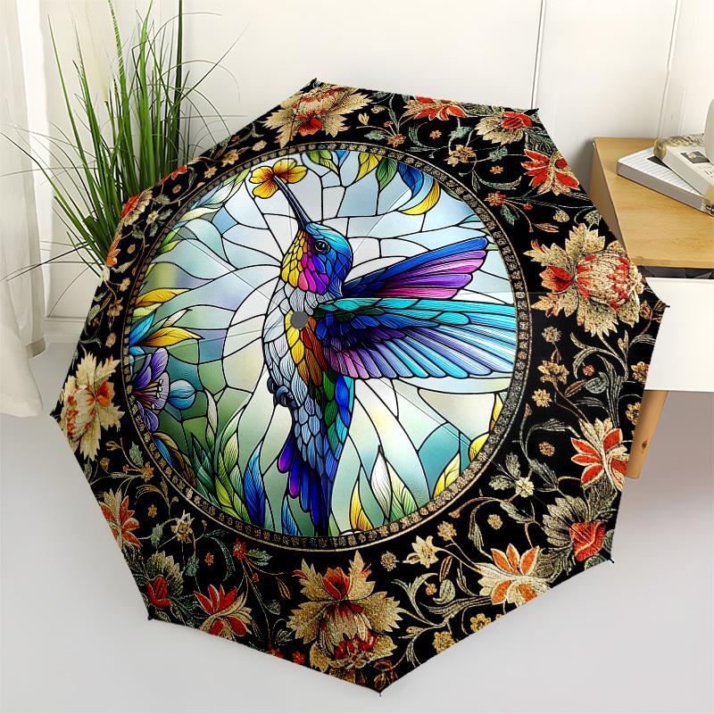 Color Retro HummingbirdThemed Automatic Opening and Closing Umbrella - 8 Ribs, Suitable for Leisure and Going Out, Outdoor Accessory, Gothic
Color Retro HummingbirdThemed Automatic Opening and Closing Umbrella - 8 Ribs, Suitable for Leisure and Going Out, Outdoor Accessory, Gothic