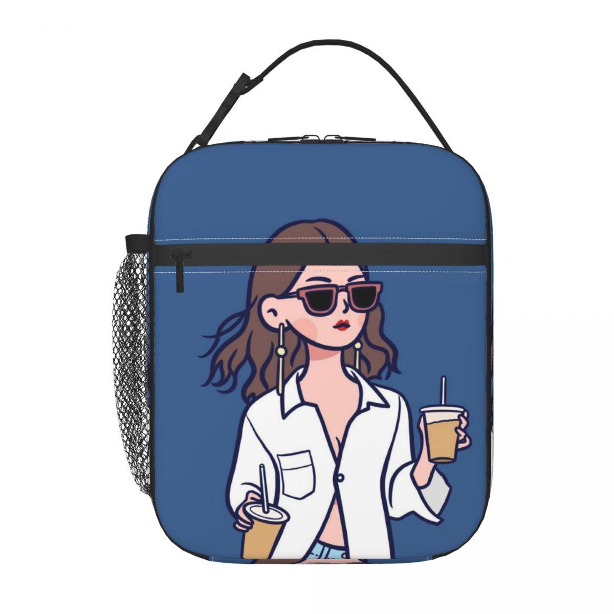 Cartoon Fashion Girl Insulated Lunch Bags for School Office Sport Car Portable Cooler Thermal Bento Box Women Children 26x21x11CM
Cartoon Fashion Girl Insulated Lunch Bags for School Office Sport Car Portable Cooler Thermal Bento Box Women Children 26x21x11CM