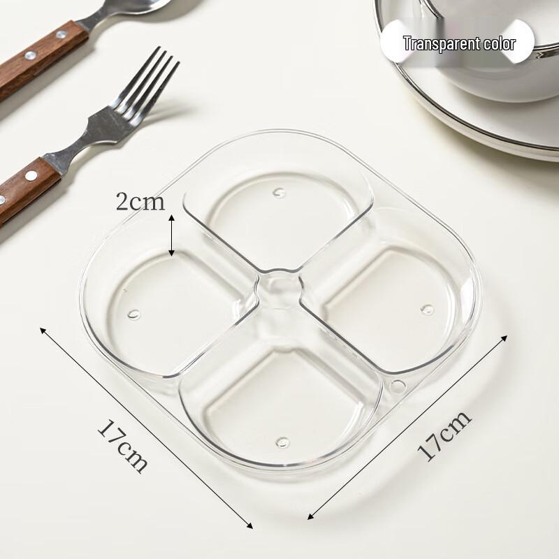 ZISIZ Four-Grid Condiment & Snack Serving Plates (5-Pack)
ZISIZ Four-Grid Condiment & Snack Serving Plates (5-Pack)